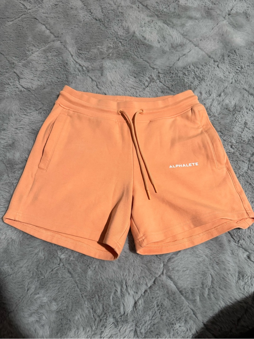 Alphalete Women's Peach Drawstring Athletic Shorts